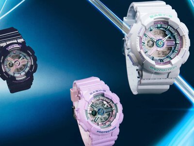 Casio представила часы Baby-G BA-110MC в трех цветах с защитой от ударов и воды