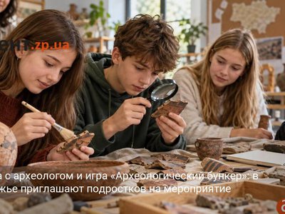 Встреча с археологом и игра «Археологический бункер»: в Запорожье приглашают подростков на мероприятие