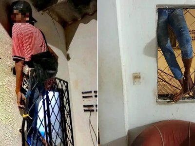 Крадій застряг у вікні чужого будинку й сам почав благати про допомогу