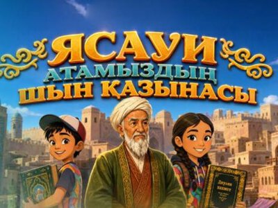  Мультфильм о наследии Ясави представили школьникам Астаны 