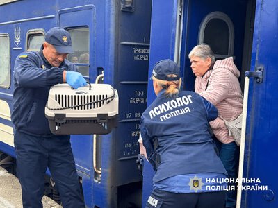 В Ровно прибыл эвакуационный еще один поезд с 39 жителями Донецкой и Херсонской областей