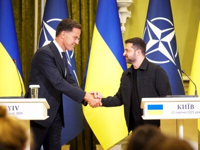 Зеленский встретился с генсеком НАТО в Брюсселе: обсудили поддержку Украины, в частности через PURL