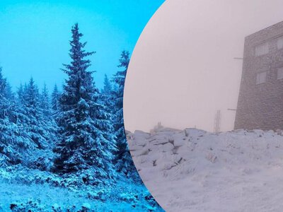 Настоящая зима: в Карпатах выпал снег и ударил мороз -5