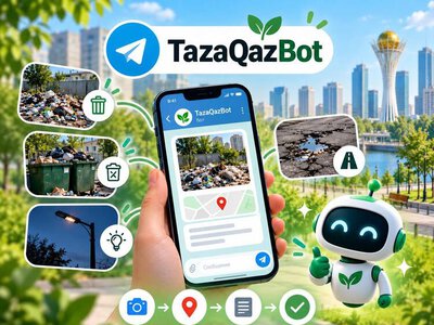 TazaQazBot — цифровой инструмент для улучшения городской среды