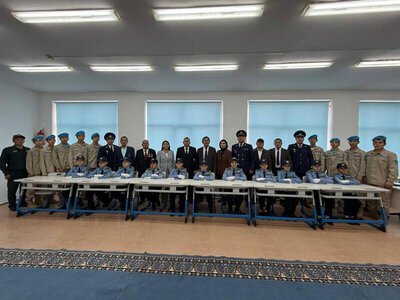 Класс Жас сақшы имени ветерана Нуптигали Сейтжанова открылся в ЗКО