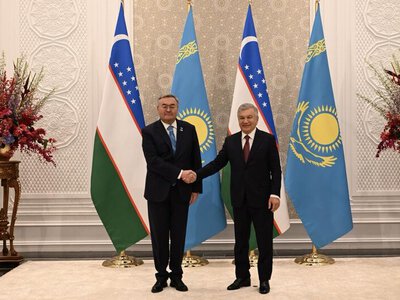 Мухтар Тлеуберди был принят Президентом Узбекистана Шавкатом Мирзиеевым