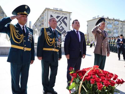 В ТУРКЕСТАНЕ ОТКРЫЛАСЬ АЛЛЕЯ СПАСАТЕЛЕЙ