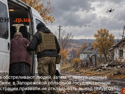 Сначала обстреливают людей, затем — эвакуационные автомобили: в Запорожской областной государственной администрации призвали не откладывать выезд (ВИДЕО)