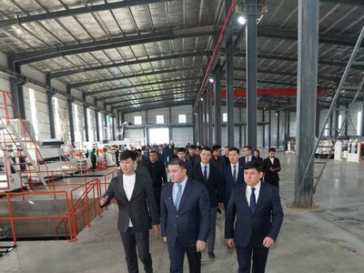 В ТУРКЕСТАНСКОЙ ОБЛАСТИ ОТКРЫЛСЯ ЗАВОД ПО ПРОИЗВОДСТВУ АЛЮМИНИЕВЫХ КОМПОЗИТНЫХ ПАНЕЛЕЙ