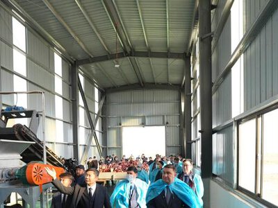 В ТУРКЕСТАНСКОЙ ОБЛАСТИ ЗАПУЩЕН ЗАВОД ПО ПЕРЕРАБОТКЕ КОСТЕЙ СКОТА СТОИМОСТЬЮ 9 МЛРД ТЕНГЕ