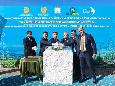 В Кызылорде началось строительство современного тепличного комплекса «Terra green»