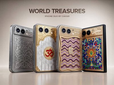 Caviar представила коллекцию iPhone Duo из золота, платины и бриллиантов