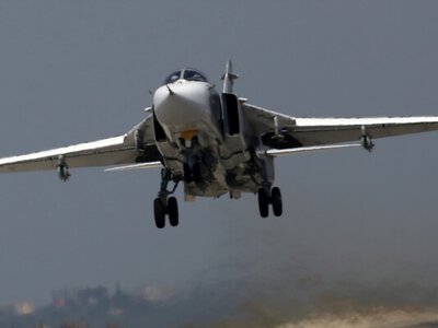 Истребитель Су-30 разбился в Калининградской области России