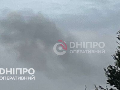 Серия взрывов прозвучала в Днепре: виднеется задымление