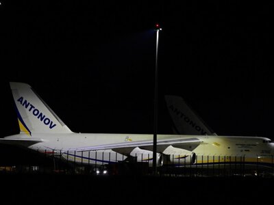 В японском аэропорту загорелся украинский транспортный самолет Ан-124
