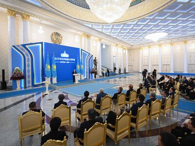 Глава государства Касым-Жомарт Токаев выступил на торжественном мероприятии по случаю Дня Республики