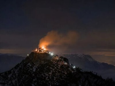  В Германии вспыхнул масштабный пожар в «Орлином гнезде» Гитлера 