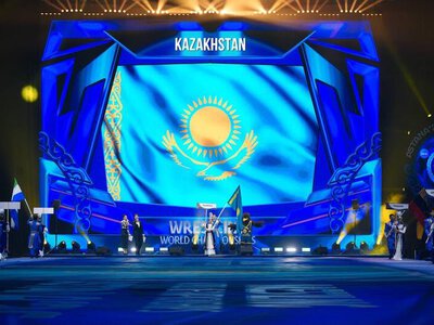 Церемония открытия чемпионата мира по видам борьбы состоялась в Астане