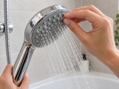 Вода з душу ледь тече? Один простий тест покаже, чи винна лійка