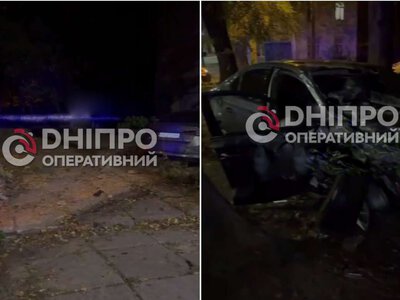 В Днепре произошло серьезное ДТП на проспекте Науки: есть трое пострадавших
