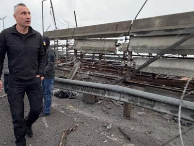  Удар по Южному мосту в Киеве: полиция обнародовала маршруты объезда 