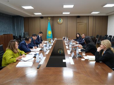 Министр финансов РК Мади Такиев провел встречу со Специальным представителем Генерального секретаря ООН по вопросам насилия в отношении детей
