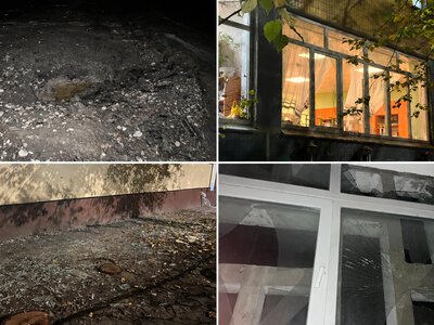 Выбитые окна и воронка возле школы: как выглядит Днепр после очередной атаки рф