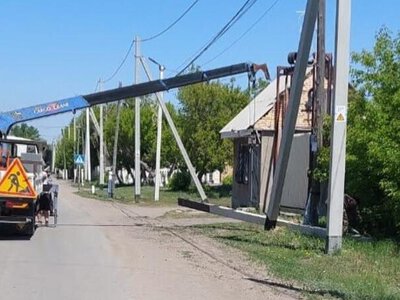 В трёх сёлах Бухар-Жырауского района обновили уличное освещение