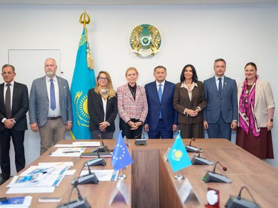 Саясат Нурбек обсудил приоритеты в сфере науки и высшего образования с делегацией Европейского парламента
