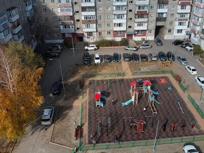 В Шахтинске обустроили семь новых детских площадок