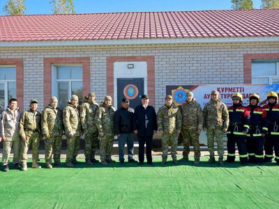 В Казахстане открылось 302-ое добровольное противопожарное формирование «Ауыл құтқарушылары»