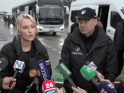 В Олешках началась эвакуация и выдача гуманитарной помощи