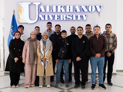 «Study in Kazakhstan»: Ualikhanov University принял студентов из Палестины