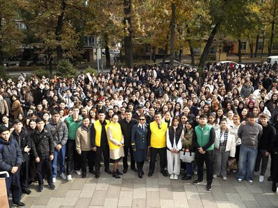 В Abai University в экологической неделе «Таза Қазақстан» приняли участие 10 тысяч студентов