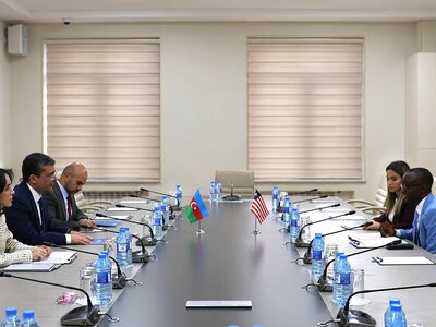 Media və Yayım Şurasında Nat Bayjay ilə ikitərəfli görüş - FOTOLAR