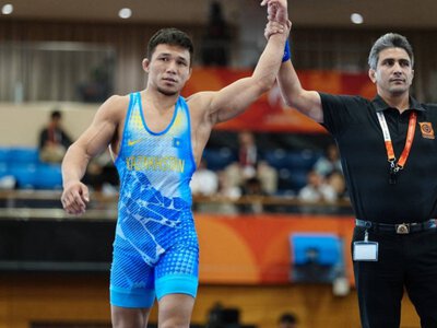  Казахстанец Нуркожа Кайпанов вышел в полуфинал чемпионата мира по борьбе в Астане 